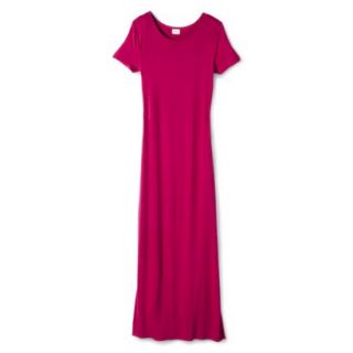 Merona Womens Knit T Shirt Maxi Dress   Established Pink   XS