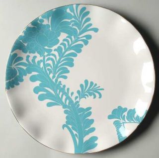 Lenox China Gwinnett Lane Turquoise 13 Chop Plate (Round Platter), Fine China D