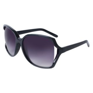 Xhilaration Oversized Sunglasses with Vented Lens   Black