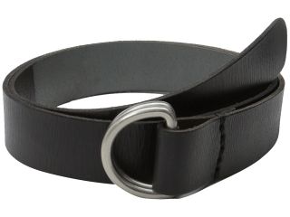 Lucky Brand Double Ring Leather Belt Mens Belts (Black)