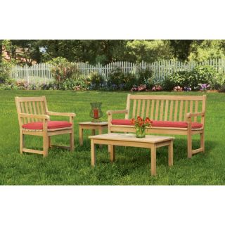 Oxford Garden Classic Chat Set   Seats 3 Without Cushion   CLASSIC
