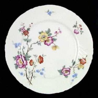Johann Haviland Shanghai Dinner Plate, Fine China Dinnerware   Swirl Shape,Pink,