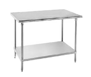 Advance Tabco Work Table   30x84, Adjustable Undershelf, Stainless Steel