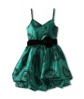 Jessica McClintock Kids Pat Dress Girls Dress (Green)