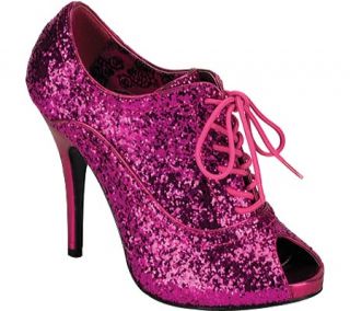 Womens Bordello Wink 01G   Hot Pink Glitter Boots