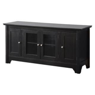 Tv Stand Solid Wood TV Stand   Black (52)