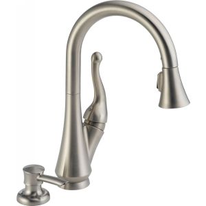 Delta Faucet 16968 SSSD DST Talbott Single Handle Pull Down Kitchen Faucet With