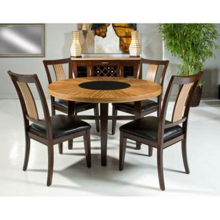 Armen Living Milano Dining Table Multicolor   LCMIDIRN51