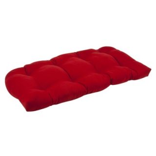 Outdoor Bench/Loveseat/Swing Cushion   Red