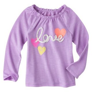 Cherokee Infant Toddler Girls Tee Shirt   Purple 4T