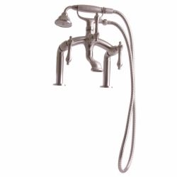 Giagni TDTF BN Traditional Deck Mount Tub Faucet with Metal Lever Handles