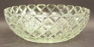 Anchor Hocking Waterford Clear Cereal Bowl   Clear,Waffle Design,Depression Glas