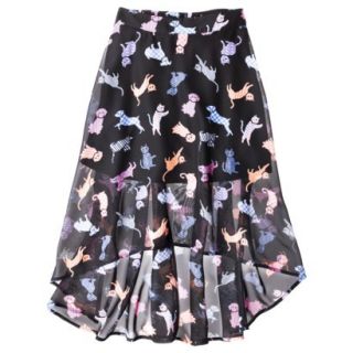 D Signed Girls Skirt   Animal Print S