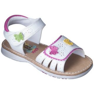Toddler Girls Rachel Shoes Carina Sandals   White 7