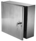Acudor ASVB 12 x 12 x 6 Surface Mounted Stainless Steel Valve Box 12 x 12 x 6 with Plexiglass Vision Panel