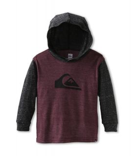 Quiksilver Kids Mountain Wave Boys Long Sleeve Pullover (Burgundy)