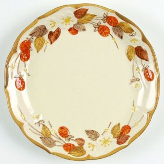 Metlox   Poppytrail   Vernon Autumn Berry Salad Plate, Fine China Dinnerware   E