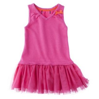 Infant Toddler Girls Sleeveless Knit Tutu Dress   Pink 4T