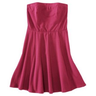 Mossimo Supply Co. Juniors Strapless Fit & Flare Dress   Rose XL