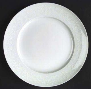 Johann Haviland Morning Mist Dinner Plate, Fine China Dinnerware   White Floral