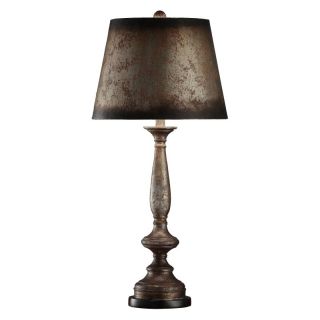 Crestview Collection Silver Patina Table Lamp   CVATP042