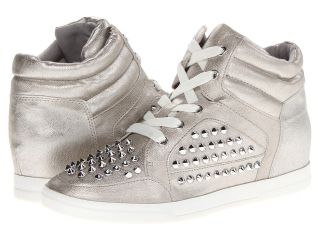 Jessica Simpson Trebble Womens Lace up casual Shoes (Silver)