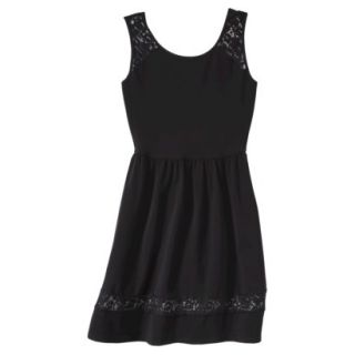 Mossimo Supply Co. Juniors Lace Detail Dress   Black L(11 13)