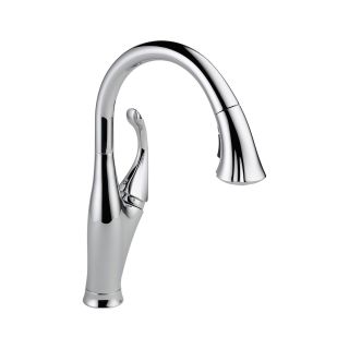 Delta 9192DST Kitchen Faucet, Addison SingleHandle Water Efficient PullDown Chrome