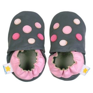 Ministar Infant Girls Dots Shoe   Grey L