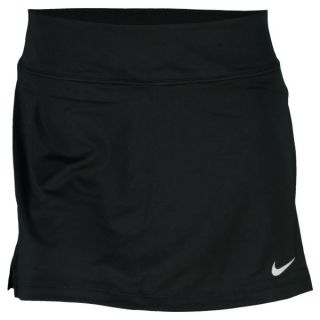 Nike Women`s Straight Knit 14.17 Inch Tennis Skirt Small 010_Black