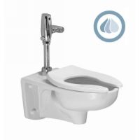 American Standard 2257.001.020 Afwall FloWise  Elongated Top Spud Toilet less Ev