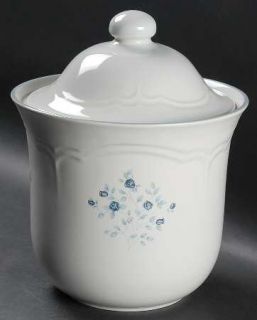 Pfaltzgraff Poetry Glossy Flour Canister, Fine China Dinnerware   Glossy, Newer,