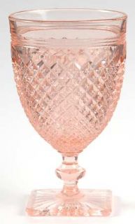 Anchor Hocking Miss America Pink Water Goblet   Pink, Depression Glass