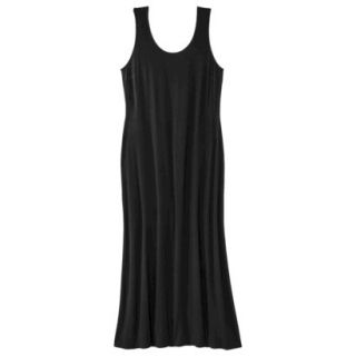 Merona Womens Plus Size Sleeveless V Neck Maxi Dress   Black 4