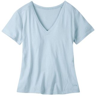 Mountain Khakis Anytime V Neck T Shirt   Cotton Linen  Short Sleeve (For Women)   SUNLIT (S )