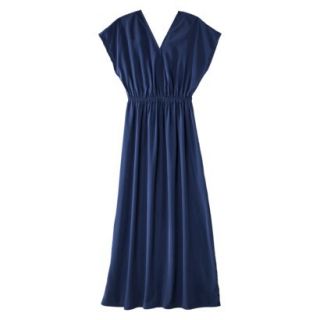 Merona Womens Woven Kimono Maxi Dress   Waterloo Blue   XL