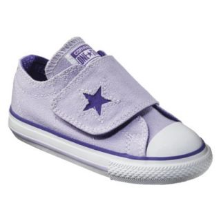 Toddler Girls Converse One Star One Strap Sneaker   Purple 9