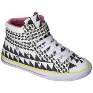 Girls Xhilaration Garalee High Top Sneakers   Black/White 5
