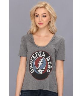 Chaser Grateful Dead Tee Womens T Shirt (Pewter)