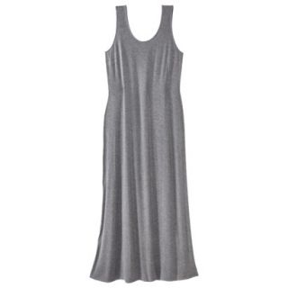 Merona Womens Plus Size Sleeveless V Neck Maxi Dress   Gray 3
