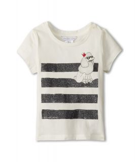 Little Marc Jacobs Poodle Printed Jersey Tee Girls T Shirt (White)