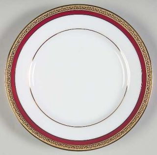 Charter Club Fashion Buffet Gold Red Band Bread & Butter Plate, Fine China Dinne