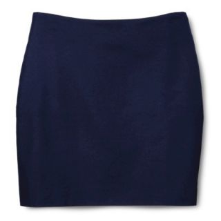 Merona Womens Woven Mini Skirt   Xavier Navy   6