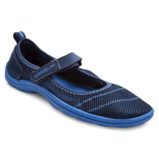 Speedo Womens Mary Jane Water Shoes Blue   Large