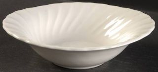 Sheffield Bone White (Earthenware,Usa,All Ivory) Lugged Cereal Bowl, Fine China