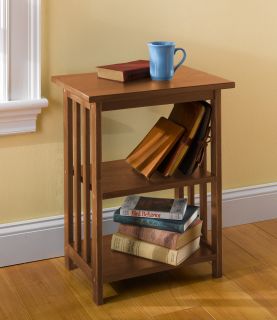 Mission Two Shelf End Table
