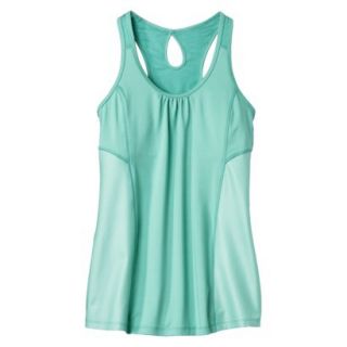 C9 by Champion Womens Sleeveless Keyhole Tank With Inner Bra   Vintage Teal L