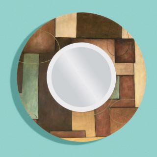 Bassett Mirror Company Inc Geometric Shaped Decorative Mirror Wall Art   30