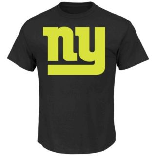 NFL Giants No Idle Threat II Tee Shirt   Black (M)
