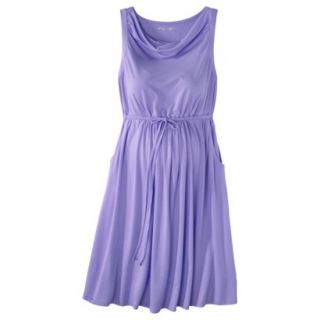 Liz Lange for Target Maternity Sleeveless Draped Dress   Periwinkle Purple XS